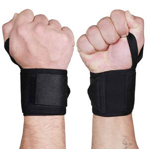 Muñequera de levantamiento de pesas para Fitness, envolturas de muñeca personalizadas de Color sólido/alta calidad para boxeo, a la venta - Product Image 3