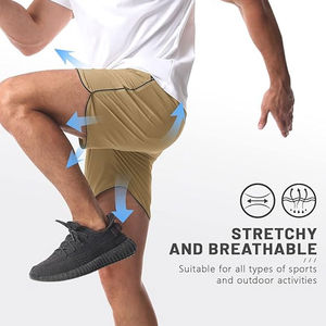 Shorts de compression de musculation personnalisés de la meilleure qualité, fabriqués au Pakistan, avec short de compression pour hommes, pour la course à pied - Product Image 3