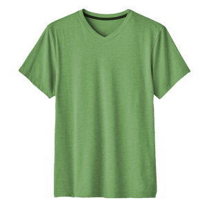 Camiseta Unisex Básica con Cuello en V, Manga Corta Informal, 100% Algodón, 180 Gramos de Peso de Tela, Diseño Liso, Corte Regular, Transpirable - Product Image 3