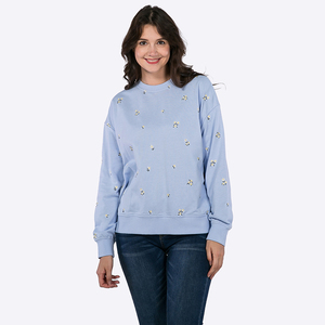 Logotipo personalizado bordado al por mayor de los hombres de invierno sólido Vintage gráfico Streetwear araña de gran tamaño pesado 100% algodón diseñador - Product Image 6