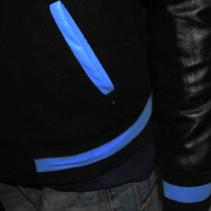 Veste universitaire Letterman, vente chaude, décontractée, grande taille, veste personnalisée, couleur noire, vente en gros, veste à revers, vêtements pour hommes - Product Image 5