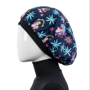 Gorros de Dormir para Mujer Bordados en 3D, de Poliéster Suave y Elástico, Gorro de Protección para el Cabello, Gorro Personalizado al por Mayor, Conjunto Deportivo para Ciclismo - Product Image 3