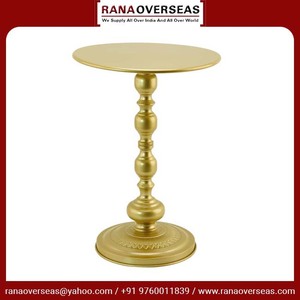Best Selling <b>Vintage</b> Luxury Style Metal Round <b>Side</b> <b>Table</b> Use for Home & Office at Customized Shape & Size From Rana Overseas Inc - Product Image 2
