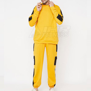 Chándal de algodón 100% superventas con capucha, conjuntos de jogging y ropa de calle de invierno, recién llegado, diseño de patrón sólido transpirable - Product Image 5