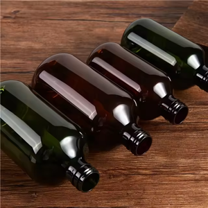 Free Samples Custom 310ml 500ml PET Plastic Boston Shampoo <b>Bottle</b> with <b>Pump</b> Vietnam Manufactory Cylinder Shape - Product Image 5