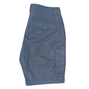 Pantalones cortos de sarga de algodón 100% informales para hombre de alta calidad, multibolsillos, sólidos, para deportes al aire libre, Pantalón cargo con cremallera - Product Image 2