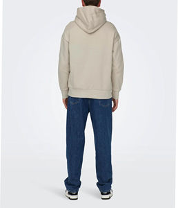 Sweat à capuche unisexe en molleton français sur mesure de gros, poids lourd, 100% coton, automne, poche, respirant, écologique, meilleur design personnalisé - Product Image 4