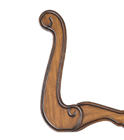 Accoudoir en Bois de Caoutchouc Rustique Premium – Accessoire de Mobilier Décoratif Élégant pour Canapé, Chaise, Remplacement pour Salon, Hôtel, École