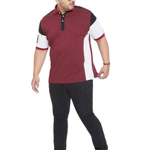 เสื้อโปโลผู้ชายระบายอากาศสีพื้นเสื้อโปโลแขนสั้นออกแบบโลโก้ของคุณเอง - Product Image 5