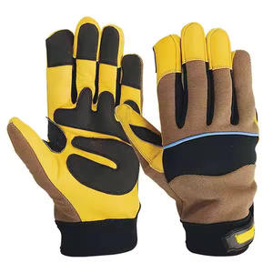 Lightweight Breathable Mechanic <b>Gloves</b> Non-Slip <b>Touchscreen</b> & Anti-Vibration Features for Daily Safety & Building Work Ski - Product Image 6