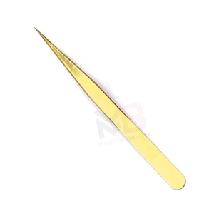 Pince à épiler en acier inoxydable couleur or, la plus vendue, kit d'extension de cils, outils de maquillage, pince à épiler - Product Image 4