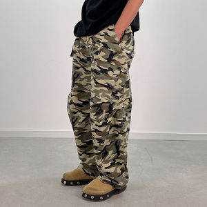 Pantalons de jogging décontractés pour hommes, logo personnalisé, pantalons amples, coupe ample, vêtements de travail en plein air, streetwear, 100% coton, anti-boulochage - Product Image 3