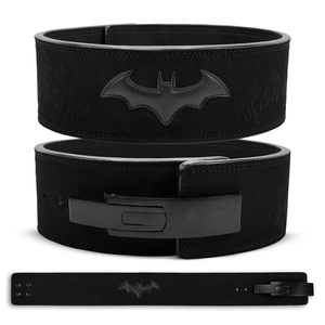 Ceinture de musculation Dark Knight Strongman 10MM en cuir de vachette avec boucle à levier pour entraînement de musculation et powerlifting - Product Image 1