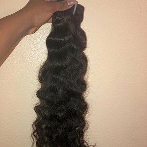 Extensiones de cabello indio virgen a granel, fabricante en templo indio del Sur - Product Image 5