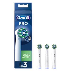 Têtes de brosse à dents de rechange Oral-B Cross Action Pro, lot de 3, couleur blanche - Product Image 3