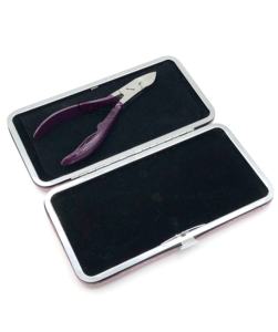 Alicates para Cutículas de Acero Inoxidable con Recubrimiento en Polvo Color Ciruela, Diseño Nuevo, Venta al Por Mayor, con su Propio Logotipo Personalizado, Instrumentos de Belleza - Product Image 2