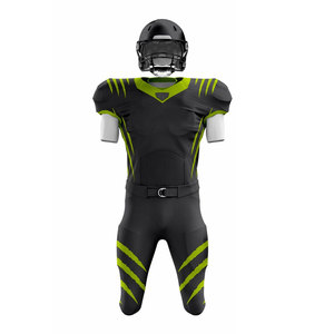 Uniforme de football américain de haute qualité 2026, 100% polyester respirant, manches courtes, uniforme d'équipe uni, uniforme de football américain - Product Image 2