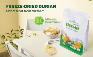 Chips de Durian Dulce 100% Natural Listos para Comer, Sin Azúcar Añadido, Snack de Fruta Liofilizada - Product Image 5