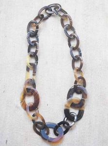 Collar de moda de cuerno de búfalo hecho a mano para mujer estilo Vintage cadena larga diseño de gran tamaño para bodas - Product Image 4