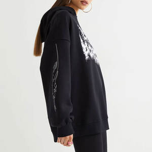 Sudaderas con capucha de talla grande con estilo para mujer, sudaderas de lana con estampado de pantalla personalizado para gimnasio para un rendimiento de máxima comodidad, sólido de invierno - Product Image 5
