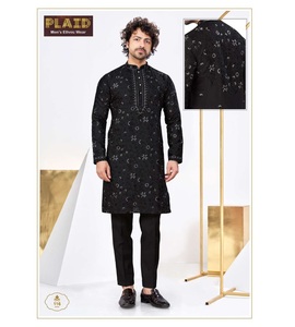 קורטה מעוצבת להפליא בד משי רך לאירועי בגדי גברים - Product Image 2