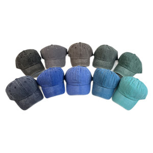 2025 nueva venta al por mayor Unisex Vintage 100% algodón ajustable papá sombrero desgastado en blanco lavado gorras de béisbol - Product Image 3