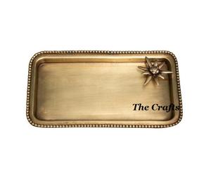 ชุดถาดเสิร์ฟสแตนเลส 2 ใบ รูปทรงต่างกัน ดีไซน์สวยงาม ถาดอาหาร ถาดเสิร์ฟอาหาร - Product Image 5