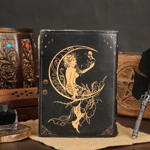 Sirène Vintage Antique Journal en cuir carnet de croquis avec reliure en spirale élégant cadeau de la Saint-Valentin pour hommes femmes livre des ombres - Product Image 2