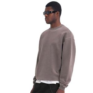 Novedades 2026: Sudadera con capucha de algodón y forro polar para hombre, con logo personalizado, cuello redondo, estampado, estilo urbano, sin cordones. - Product Image 4