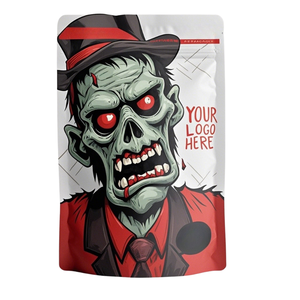 Wholesale Custom Design Foil Resealable Packaging Ziplock Food Zipper Stand up Pouch Aluminum Foil <strong>3</strong>.5G Smell Proof Mylar <strong>Bags</strong> - Product Image 3