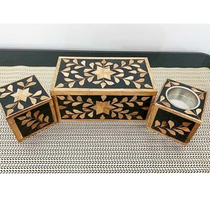 Bandeja con incrustación de perla madre para quemador de Bakhoor, caja acrílica de Bakhoor, hermosa incrustación de hueso, nuevo colección de 2023 - Product Image 5