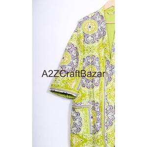 Shorts de Mujer Tejidos a Mano con Cuello en V, Cordón Ajustable, Manga Tres Cuartos, Suaves, Transpirables, 100% Algodón, para Otoño e Invierno - Product Image 4