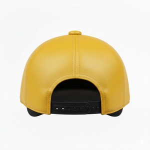 Casquettes de baseball à impression numérique en cuir de mouton véritable, chapeau réglable unisexe, automne hiver, casquettes de sport de plein air - Product Image 4