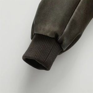 Chaqueta Bomber de Imitación de Cuero Vintage para Mujer, Estilo 2026, Nueva Moda para Hombre y Mujer, Ropa Deportiva de Alta Calidad para Exteriores - Product Image 3