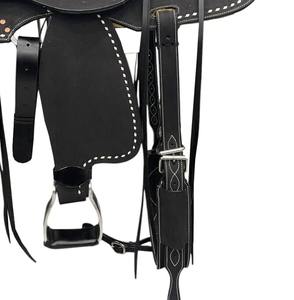 Meilleure vente selle en cuir américain selle de cheval anglais occidental produits d'équitation en cuir véritable équipement équestre équin - Product Image 2