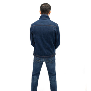 Men's 100% Cotton Canvas Windproof V-neck <b>Jacket</b> <b>Zipper</b> Closure Relaxed Fit Practical <b>Pockets</b> Daily Outdoor Use Winter Cotton - Product Image 2