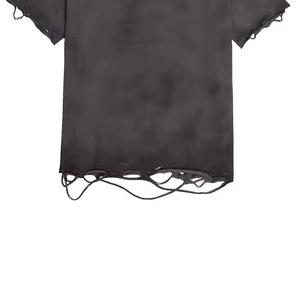T-shirt Oversize Délavé à l'Acide 100% Coton Vintage, Col Rond, Manches Courtes, Streetwear Uni pour Homme - Product Image 3