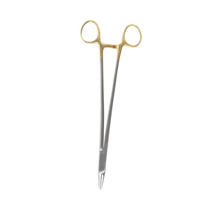 Portaagujas Mayo Hegar TC fórceps rectos medio dorado patrón pesado 205 mm 8 "fórceps de soporte de aguja quirúrgica para uso médico - Product Image 5