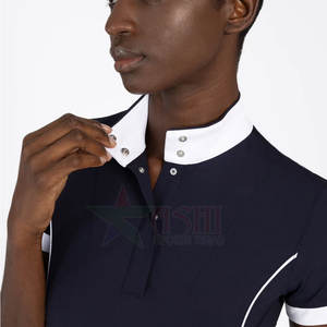 Factory Women's Equestrian <b>Horse</b> <b>Riding</b> Show Shirt-Customized Private Label Spandex/Polyester Waterproof & Windproof - Product Image 5