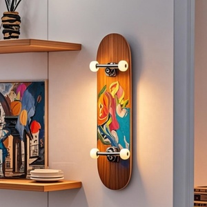 JIESEN Lampe de <span class=keywords><strong>Skateboard</strong></span> Chaude DIY Pour Chambre Lumières Décoration De Salon Lumière Planche À Roulettes Lumière - Product Image 3