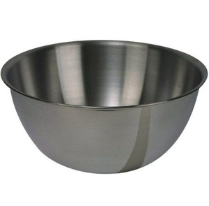 Bol mélangeur en acier inoxydable pour cuisine, fabriqué en Inde, bol en métal poli argenté, bols à salade faits à la main - Product Image 2