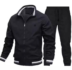 Survêtements de jogging pour hommes Survêtements d'entraînement zippés pour hommes Survêtement en polyester coupe-vent en nylon Bon marché OEM - Product Image 4