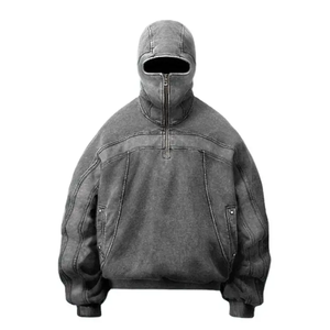 Heavy Weight Cotton Blended Fleece Men ESSENTIAL <b>Hoodie</b> Custom Logo No <b>String</b> <b>Hoodie</b> Streetwear Oversized Men <b>Hoodie</b> - Product Image 4