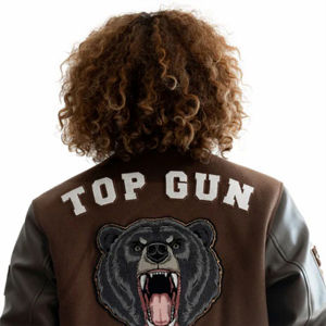 Chaqueta con letras bordadas para hombre de alta calidad, chaqueta universitaria duradera con parches y logotipos personalizados - Product Image 6