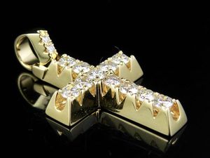 Personalizado S925 Plata VVS Iced Out Moissanite Diamante Hip Hop Cruz Colgante para Hombres Calidad Premium - Product Image 3