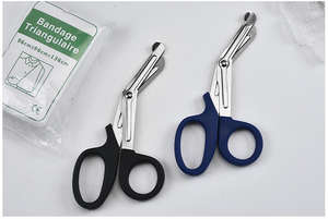 ANAAIF ENTERPRISES Mini Ciseaux à bandage Ciseaux à gaze Ciseaux de sécurité pour l'extérieur, usage général en acier inoxydable Ciseaux d'allaitement en plastique - Product Image 6