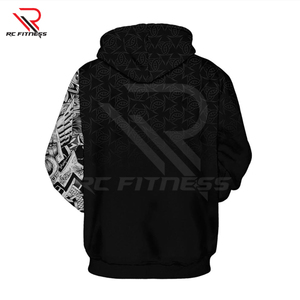 เสื้อฮู้ดดี้ผ้าฝ้ายสีเทาพิมพ์ลาย 3 มิติ ปักลายฤดูหนาว ทรงหลวม มีเชือกผูก พร้อมปลายแขนแบบยางยืด สไตล์ลำลอง ขายส่ง - Product Image 3