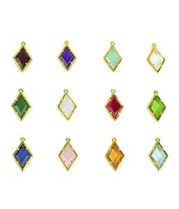 Red Ruby Sterling Silver Gold Plated Prong Pendant, Faceted <b>Kite</b> Shape Tiny Charm, Hand Polished Gemstone Jewelry for Women - Product Image 2