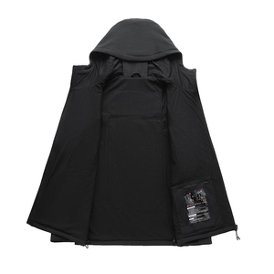 Vestes coupe-vent en toile pour hommes avec logo personnalisé, design hiver, coupe ajustée, respirantes, séchage rapide, vêtements de sport d'extérieur, marque privée - Product Image 5