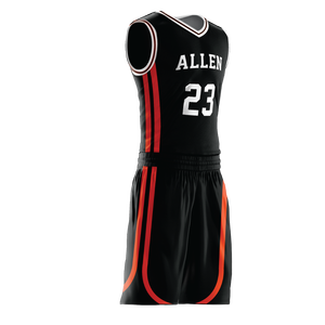 Camiseta de alta calidad, conjuntos impresos por sublimación, uniformes personalizados OEM para hombre, camiseta de baloncesto, pantalones cortos de baloncesto de verano - Product Image 2